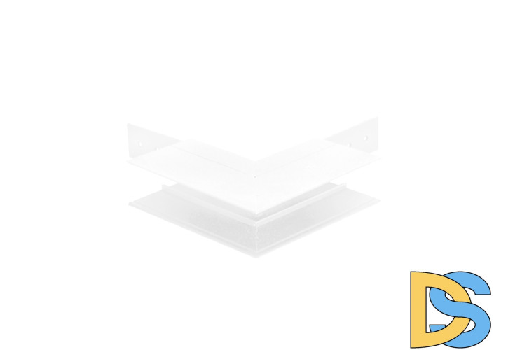 Внешний угловой соединитель для магнитного накладного шинопровода Crystal Lux Space CLT 0.213 03 WH