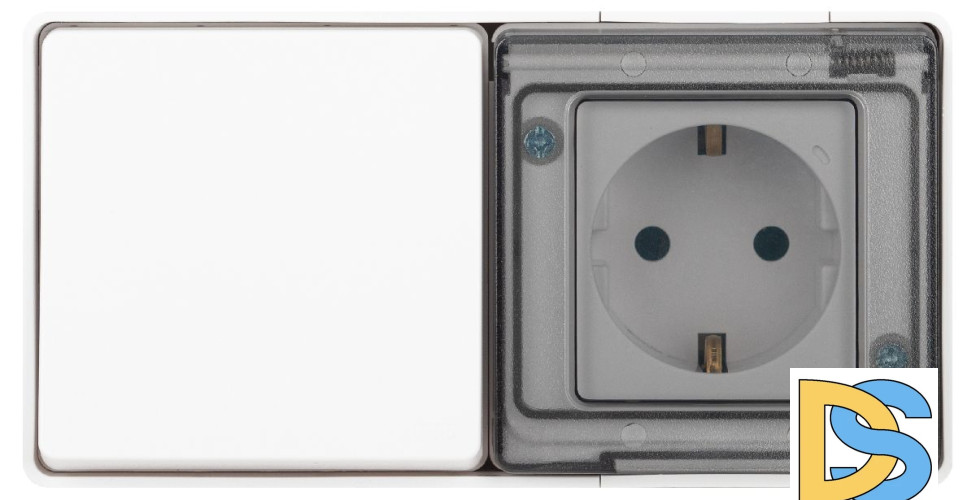 Блок розетка с выключателем Эра 11-7501-01 Б0063288