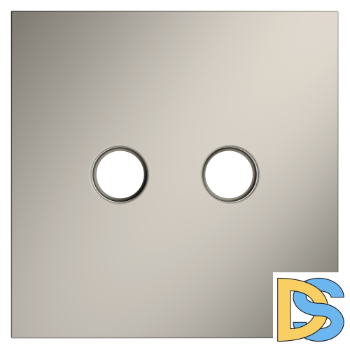 Накладка для розетки телевизионной оконечной TV+SAT, S70 (кашемир)