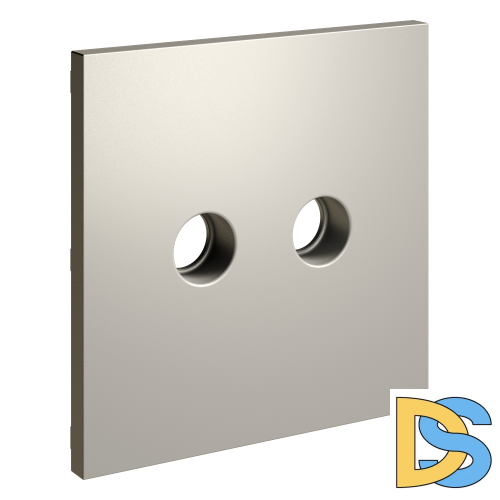 Накладка для розетки телевизионной оконечной TV+SAT, S70 (кашемир)