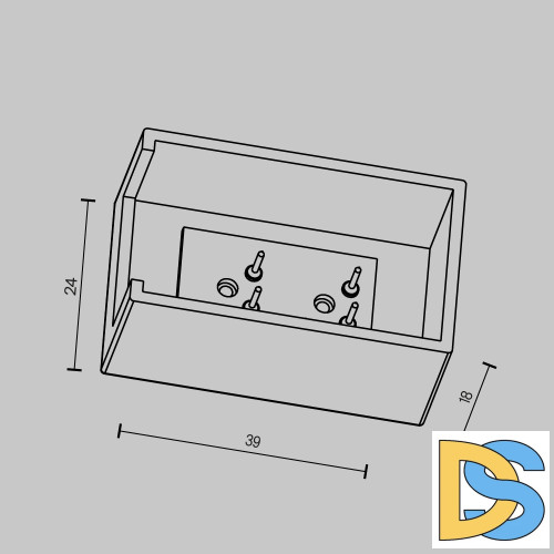 Заглушка для шинопровода Maytoni Elasity TRA160EC-1B
