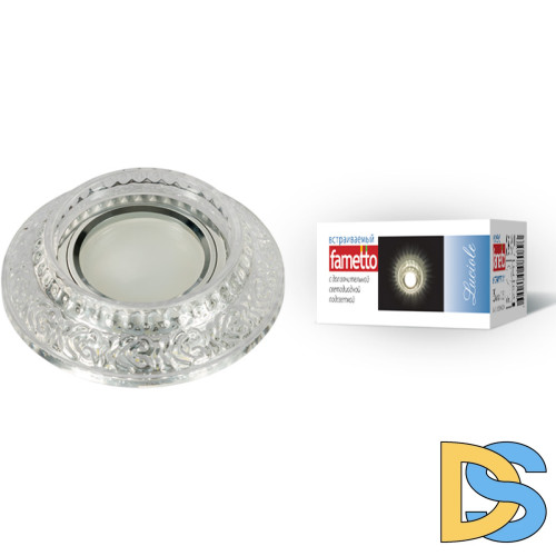 Встраиваемый светильник Fametto Luciole DLS-L105 GU5.3 CHROME/CLEAR UL-00000356