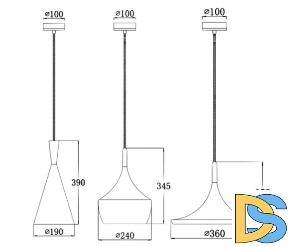 Подвесной светильник ImperiumLoft Dairy Light Beat 74578-22