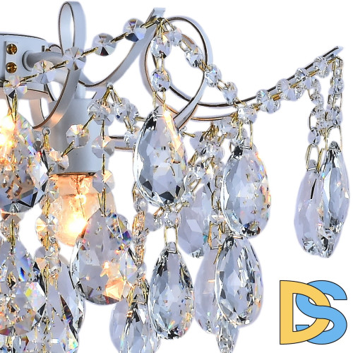 Люстра на штанге Reluce 04058-0.3-04 WH+GOLD PN