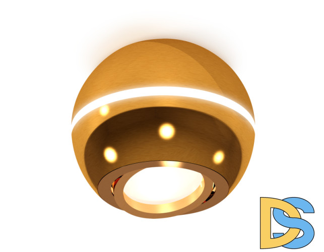 Накладной поворотный светильник с дополнительной подсветкой Ambrella Light Techno XS1105011 (C1105, N7004)