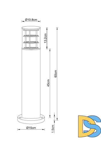 Ландшафтный светильник Arte Lamp Tokyo A5316PA-1BK