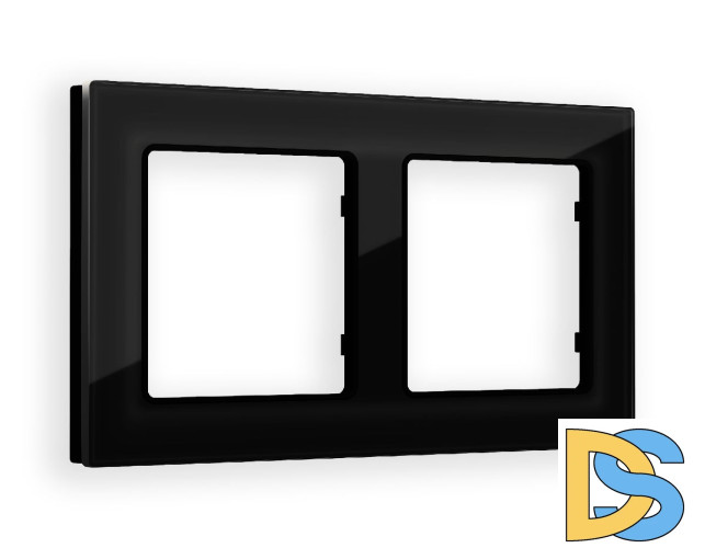 Рамка двухместная Ambrella Volt Platos AF380802