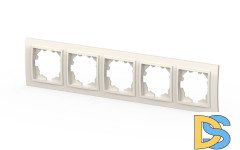 Рамка пятиместная ELBI Zena 500-010200-250
