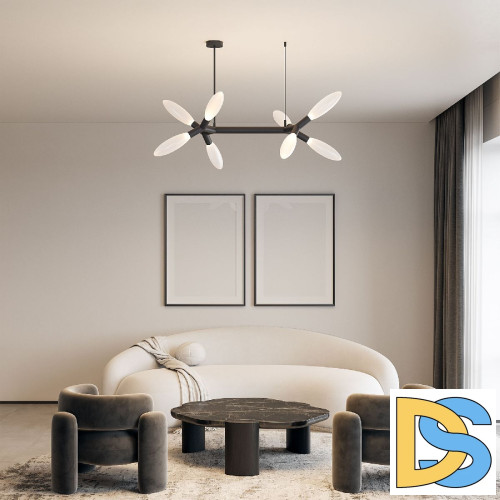 Потолочная люстра Eurosvet Covalent 30180 черный a069156