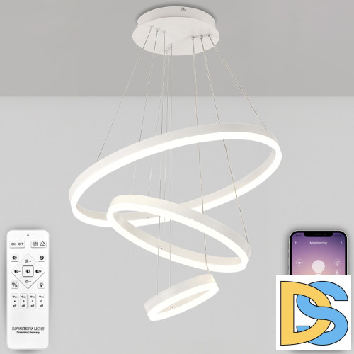 Подвесная люстра Natali Kovaltseva Oreol LED LAMPS 81277