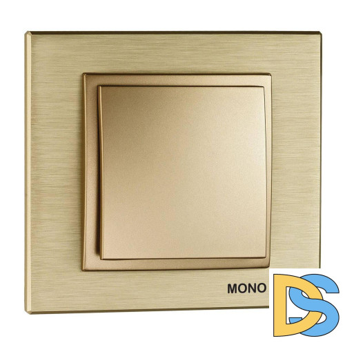 Выключатель одноклавишный Mono Electric Despina-Larissa 10А 250В титан 500-002225-100
