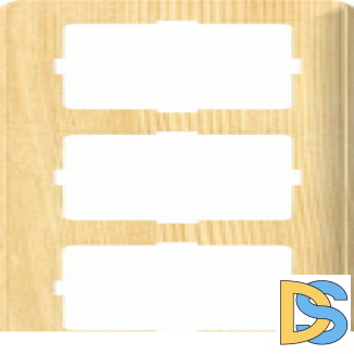 Рамка 3-ая (тройная), Сосна (пластик), серия Wessen 59, Schneider Electric