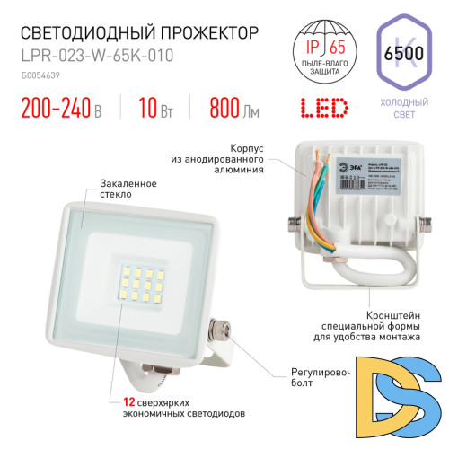 Прожектор Эра LPR-023-W-65K-010 Б0054639