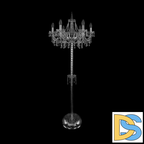 Торшер Bohemia Ivele Crystal 1403T2/6/195-160 Ni