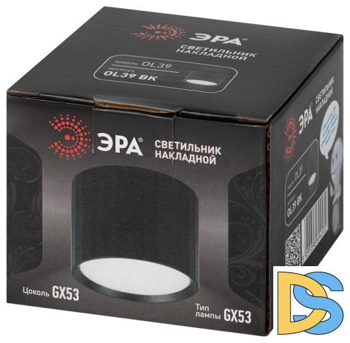 Накладной светильник Эра OL39 BK Б0056388