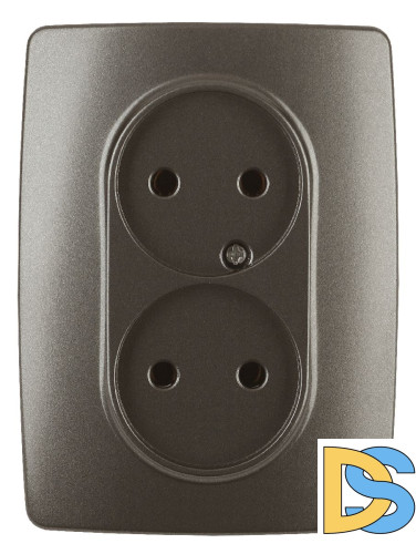 Розетка 2x2P Эра 12-2107-13 Б0031245
