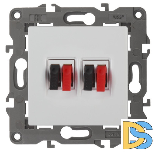 Розетка аудио двойная Эра 14-3112-01 Б0034326