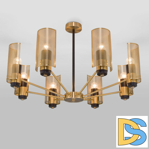 Люстра на штанге Eurosvet Grino 70139/8 латунь