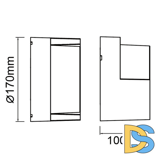 Уличный настенный светильник Mantra Creek 8854