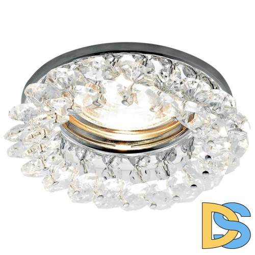 Встраиваемый светильник Ambrella Light Crystal K206 CL/CH