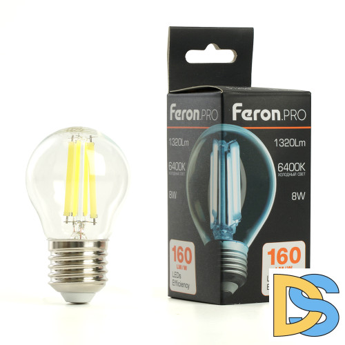 Лампа светодиодная Feron LB-1708 E27 8W 6400K 51255