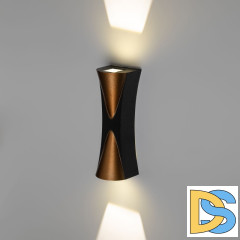 Архитектурный светильник Эра WL43 BK+GD Б0054422