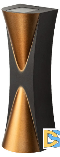 Архитектурный светильник Эра WL43 BK+GD Б0054422