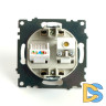 Розетка TV + компьютерная RJ-45 Stekker Катрин GLS00-7106-08 49230