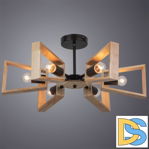 Люстра на штанге Arte Lamp Brussels A8030PL-6BK