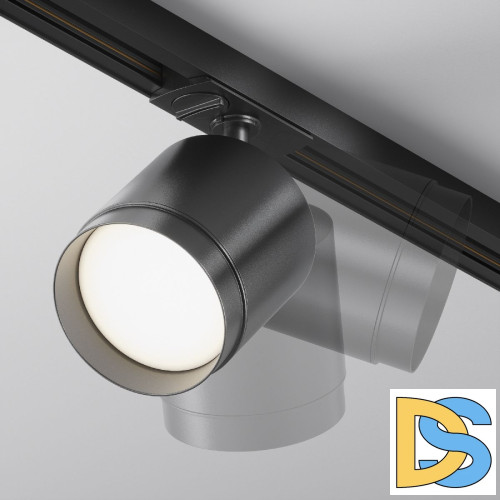 Трековый однофазный светильник Maytoni Polar TR088-1-GX53-B