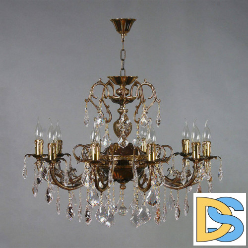 Подвесная люстра Ambiente Alicante 8888/10 PB Leaf Crystal