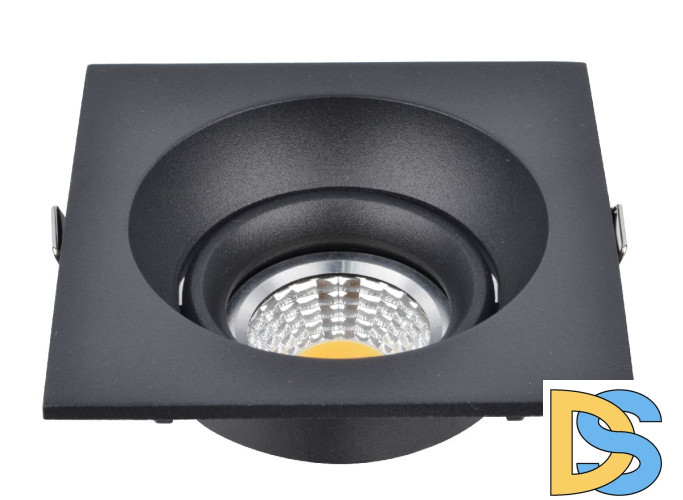 Встраиваемый светильник Elvan ST-4014SQ-G5.3-Bk