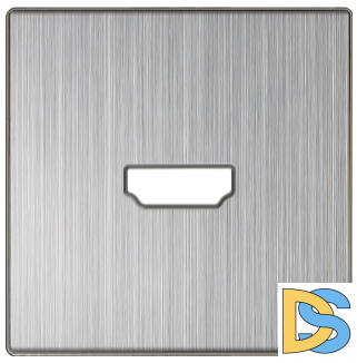 W1196002/ Накладка для розетки HDMI (глянцевый никель)