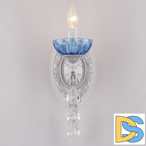 Бра Bohemia Ivele Crystal AL7801B10/1/175 B WMN P Aquamarine/M-1H