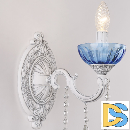 Бра Bohemia Ivele Crystal AL7801B10/1/175 B WMN P Aquamarine/M-1H