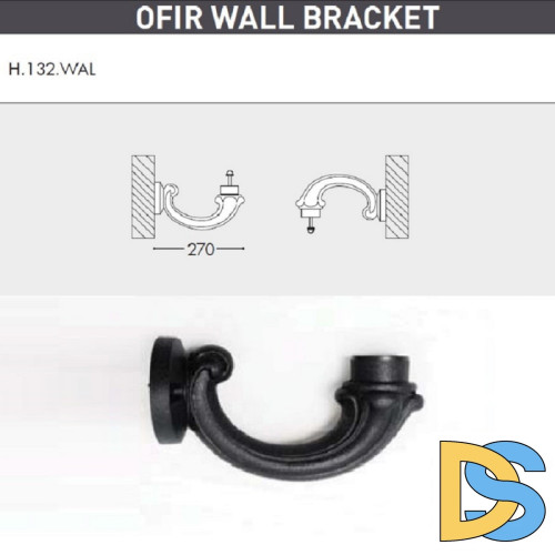 Уличный настенный светильник Fumagalli U33.132.000.AXH27