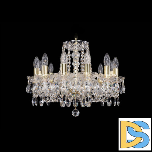 Подвесная люстра Bohemia Ivele Crystal 1402/12/160 G