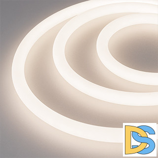 Лента герметичная Arlight MOONLIGHT-TOP-A336-D18mm 24V Day4000 360deg (14.4 W/m, IP65, 2835, 5m, wire x1) 038753