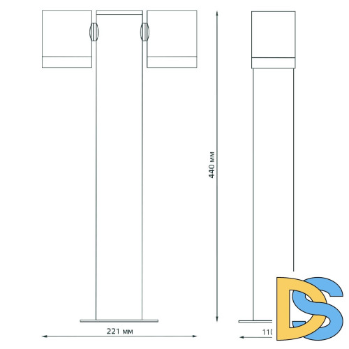 Уличный светильник Gauss Sonata GD157