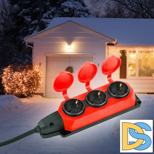 Удлинитель силовой Эра UK-3e-3x1,5-20m-IP44(KG) Б0057581