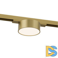 Трековый однофазный светильник Denkirs Shine flow DK5761-SB