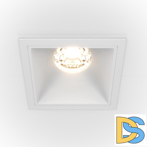 Встраиваемый светильник Maytoni Technical Alfa LED DL043-01-10W3K-D-SQ-W