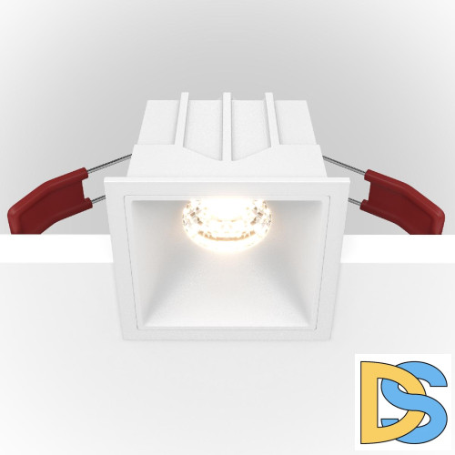 Встраиваемый светильник Maytoni Technical Alfa LED DL043-01-10W3K-D-SQ-W