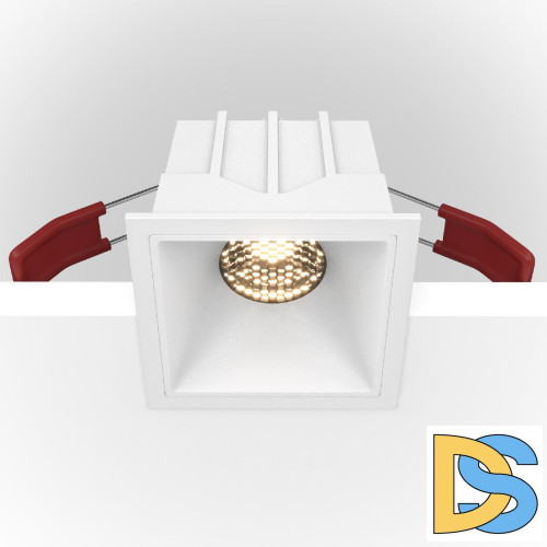 Встраиваемый светильник Maytoni Technical Alfa LED DL043-01-10W3K-D-SQ-W