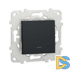 Переключатель одноклавишный перекрестный с подсветкой Schneider Electric Unica New NU520554N