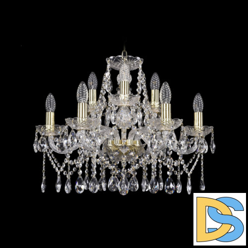 Подвесная люстра Bohemia Ivele Crystal 1413/6+3/200 G