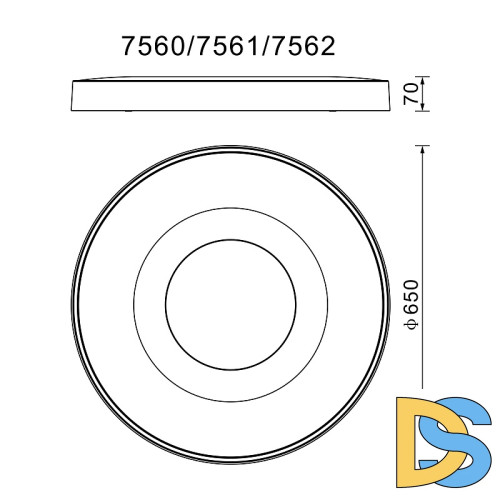 Потолочный светильник Mantra Coin 7690