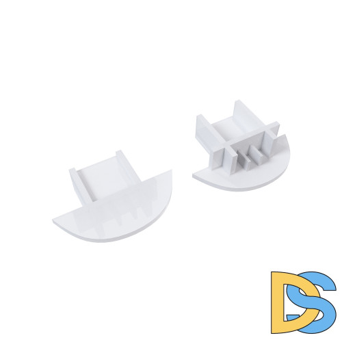 Профиль встраиваемый Apeyron ширина ленты до 10мм (рассеиватель, заглушки - 2шт) 08-06