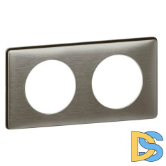 Рамка 2-постовая Legrand Celiane вольфрам 068972