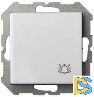 Кнопка звонка Epsilon 1кл. белый